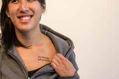 Do things Tell people Tattoo